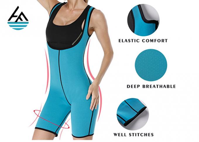 Vestito di sudore pieno elastico comodo del corpo/vestito sauna del neoprene per l'esercizio di forma fisica
