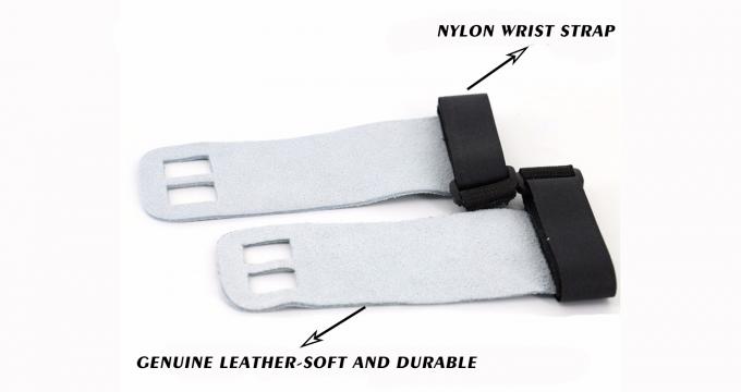 Guanti di nylon della palestra dell'involucro del polso di sollevamento pesi di forma fisica con il supporto di polso