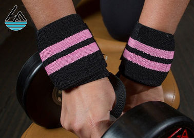 Porcellana Cinghie di polso rosa pesanti eccellenti di sollevamento pesi Powerlifting con Mutifunction fabbrica